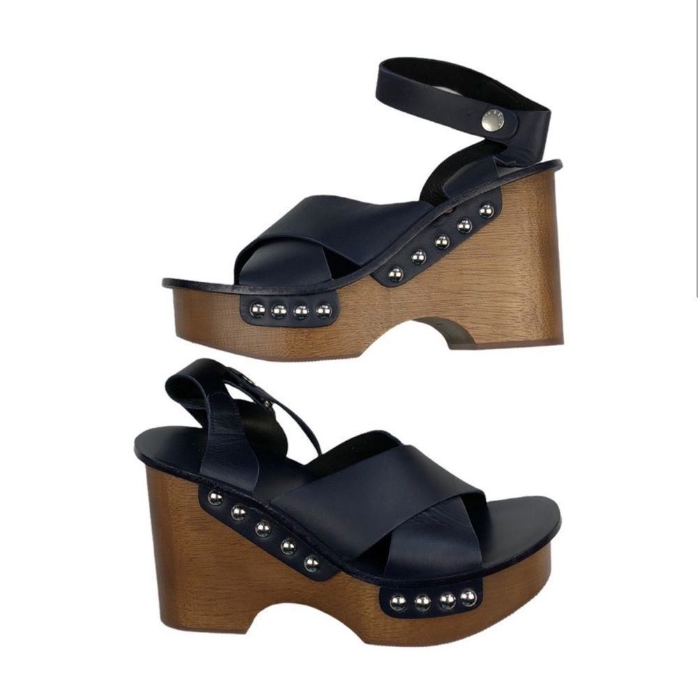 Rag & Bone Hester Platform Wedge Retro Sandals - image 4